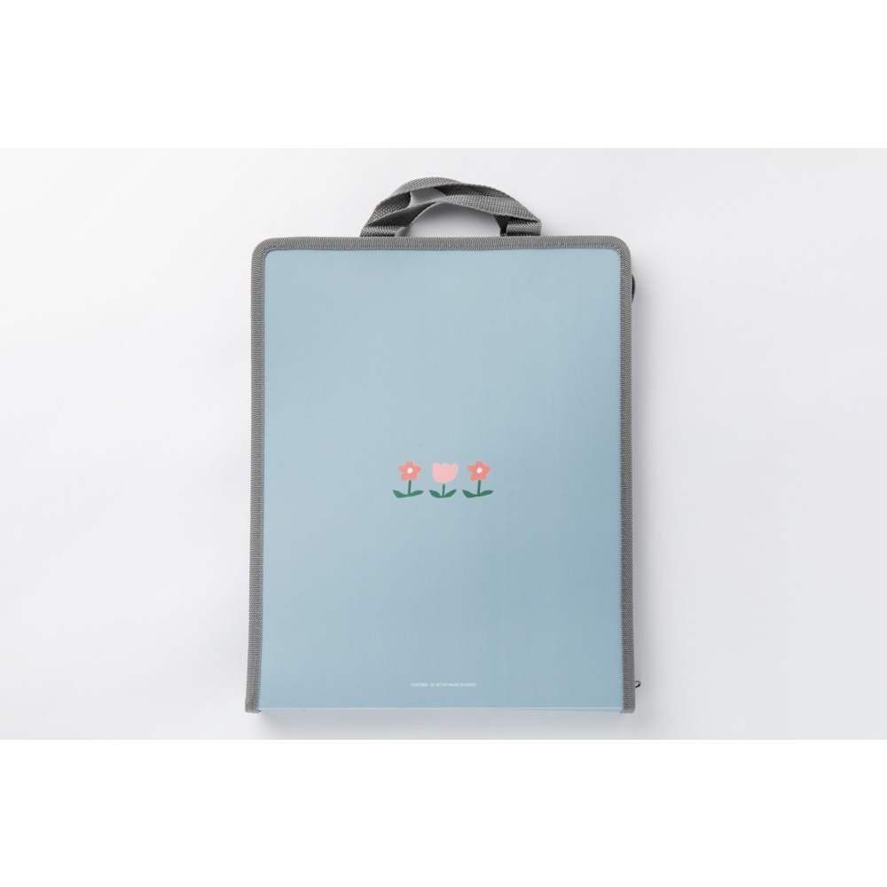 Túi Đựng Tài Liệu ARTBOX Hàn Quốc Khóa Kéo In Hình Gấu Có Tay Cầm Tiện Lợi