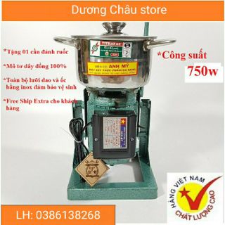 Máy xay thịt làm giò chả 750W Tặng cần đánh ruốc
