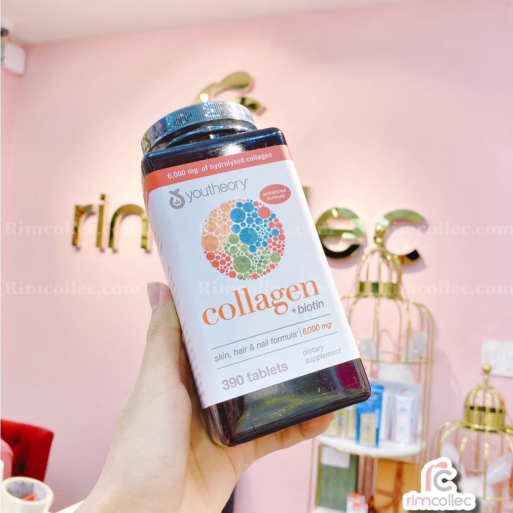 Viên Uống Collagen Youtheory Mỹ Chống Lão Hóa Đẹp Da 390 viên