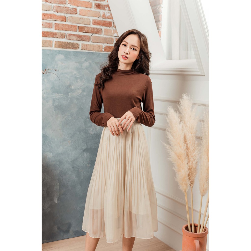 KOKA Design Chân váy xếp ly có lót CC00101 | BigBuy360 - bigbuy360.vn