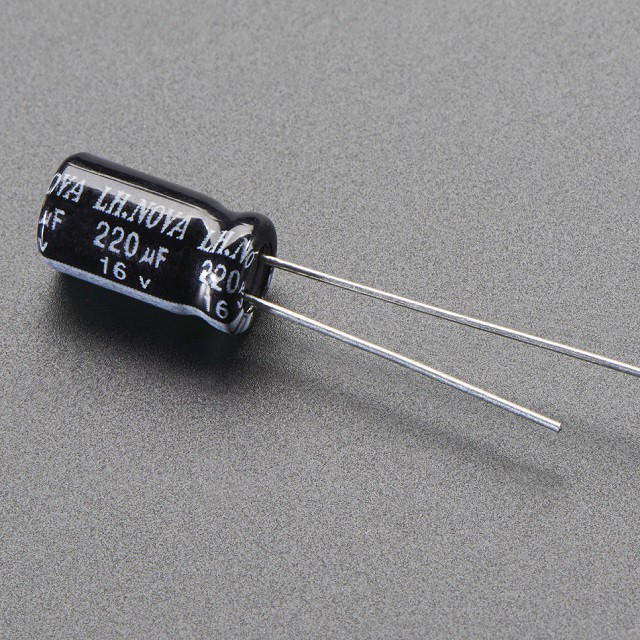 10 Tụ Hóa 220uF 16V 220uF/16V