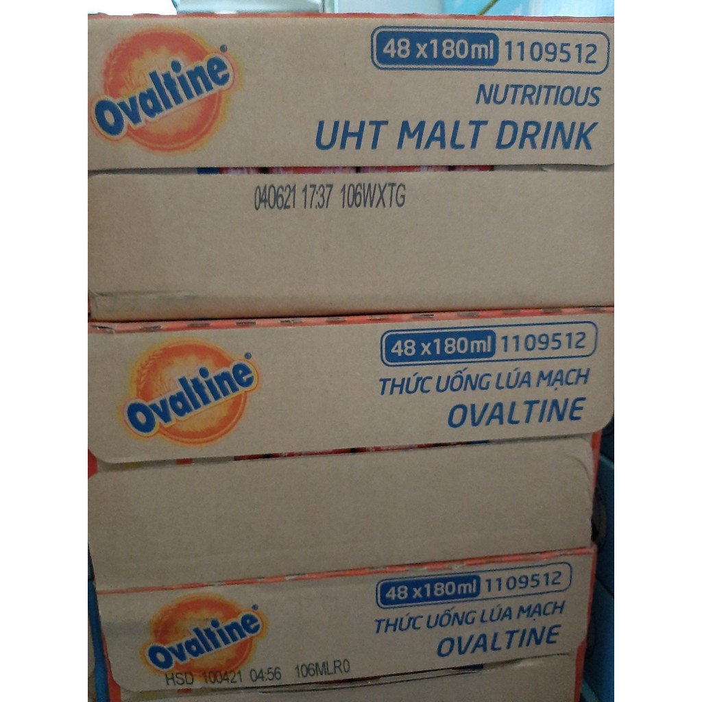 Lốc 4 hộp sữa Ovaltine 180ml