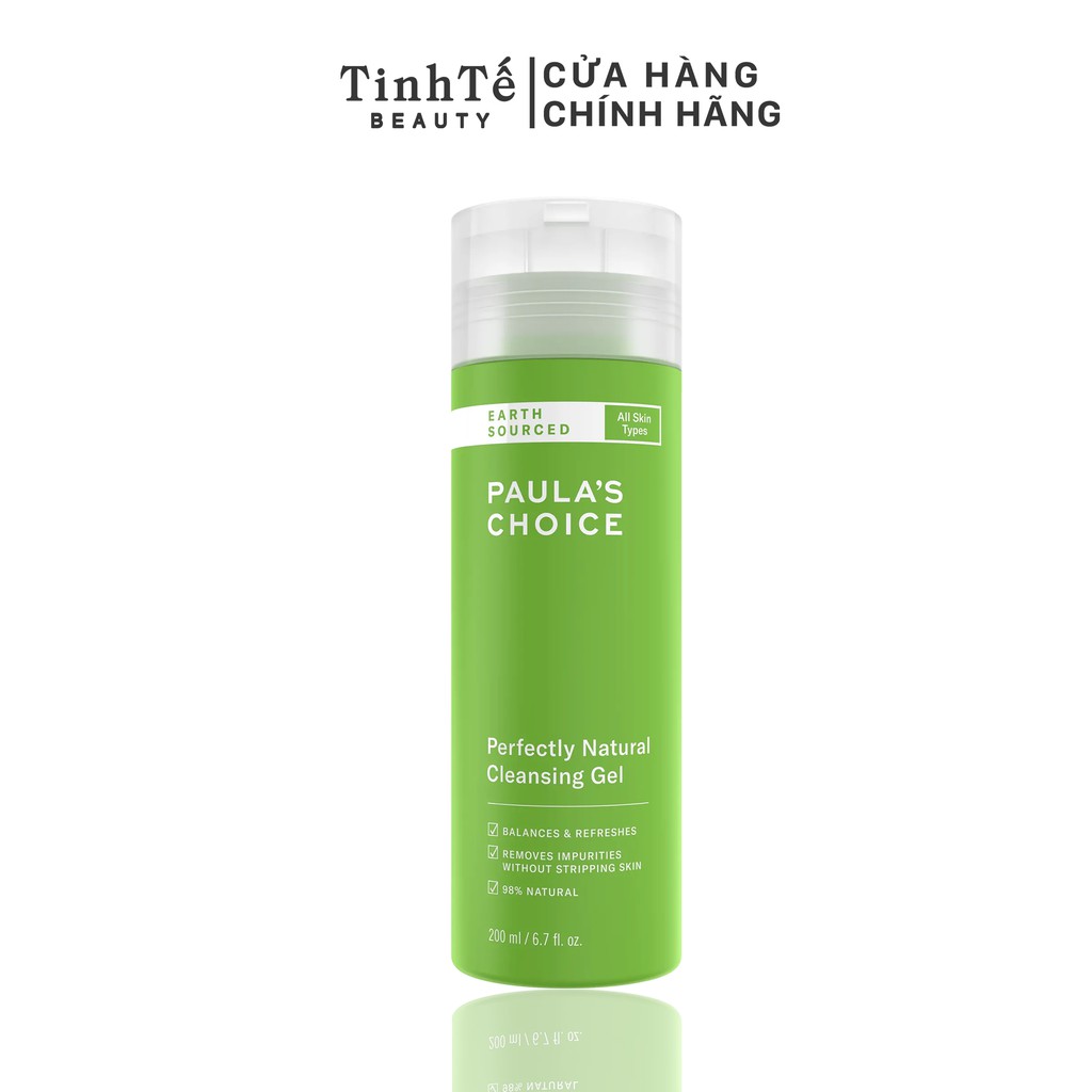 Sữa rửa mặt dạng Gel nguồn gốc thiên nhiên Paula's Choice - Earth Sourced Perfectly Natural Cleansing Gel