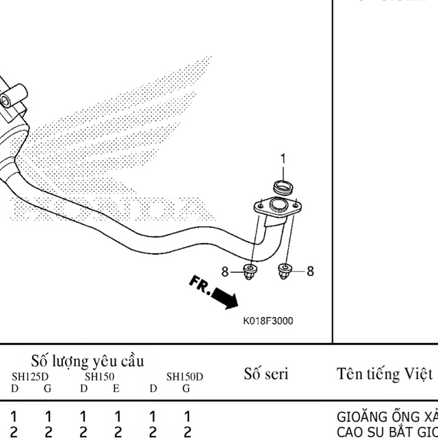 Ốc Bắt Cổ Pô Ab125 , SH , Click Vario [90304MJ0920]