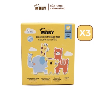 [COMBO SIÊU TIẾT KIỆM] Combo 03 Túi trữ sữa Moby Thái Lan