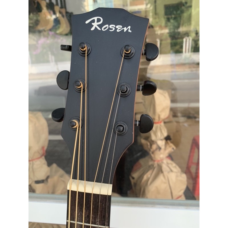 Đàn Guitar Acoustic Rosen G15 chính hãng màu nâu cực sang