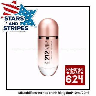 ⚜️𝗙𝗥𝗘𝗘𝗦𝗛𝗜𝗣⚜️mẫu thử nước hoa 212 vip rose test 10ml/20ml spray / chuẩn authentic