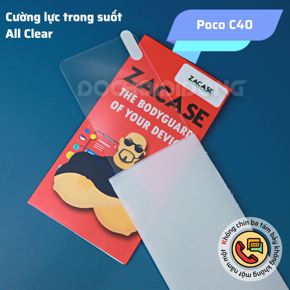 Miếng dán cường lực Xiaomi Poco C40 Zacase