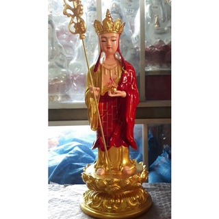 Tượng phật địa tạng đứng 40cm _ đường kính đế 16cm