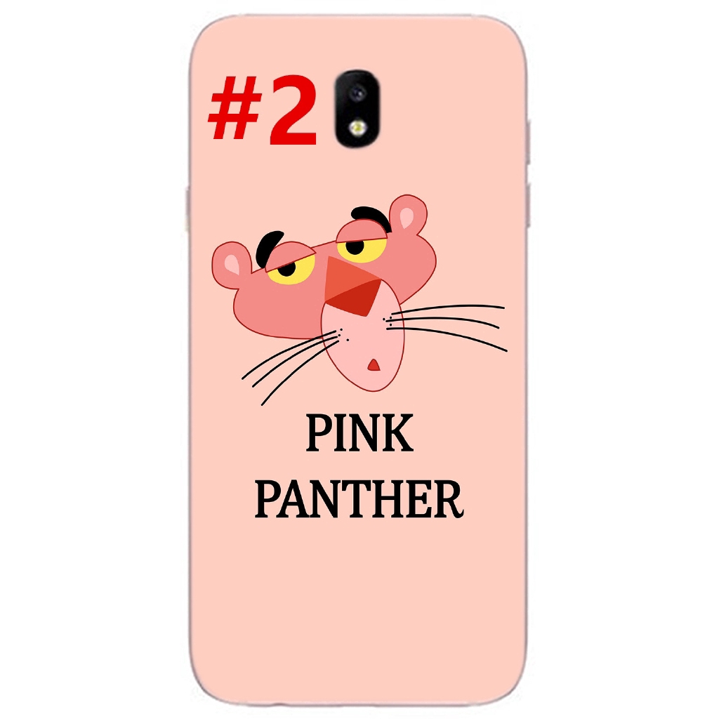 Ốp điện thoại TPU mềm họa tiết hoạt hình báo hồng đáng yêu cho Samsung Galaxy J3 J5 J7 Pro/Prime/J730 2017 J530 J330 | BigBuy360 - bigbuy360.vn