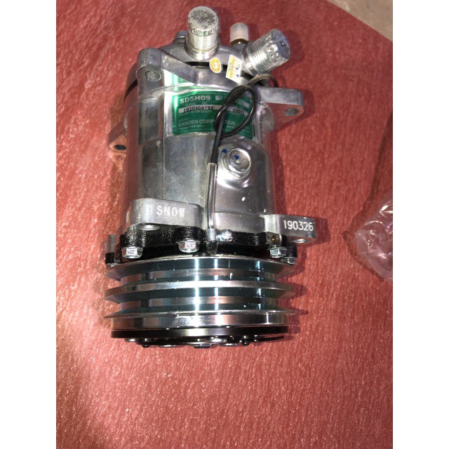 Lốc điều hoà ô tô 507 508 12v 24v 2 rãnh