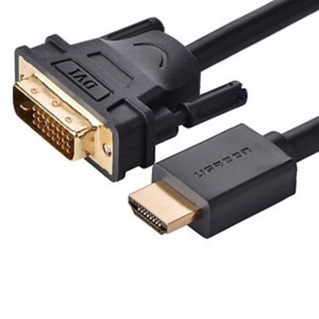 Cáp Chuyển Đổi Ugreen HDMI Sang DVI Sợi Tròn 11150 2m - Hàng Chính Hãng