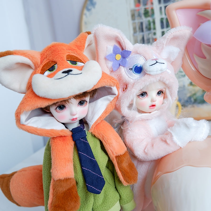 Bộ Áo Khoác Kèm Quần Áo Cho Búp Bê BJD 1/6 OB11 Tỉ Lệ 1/12