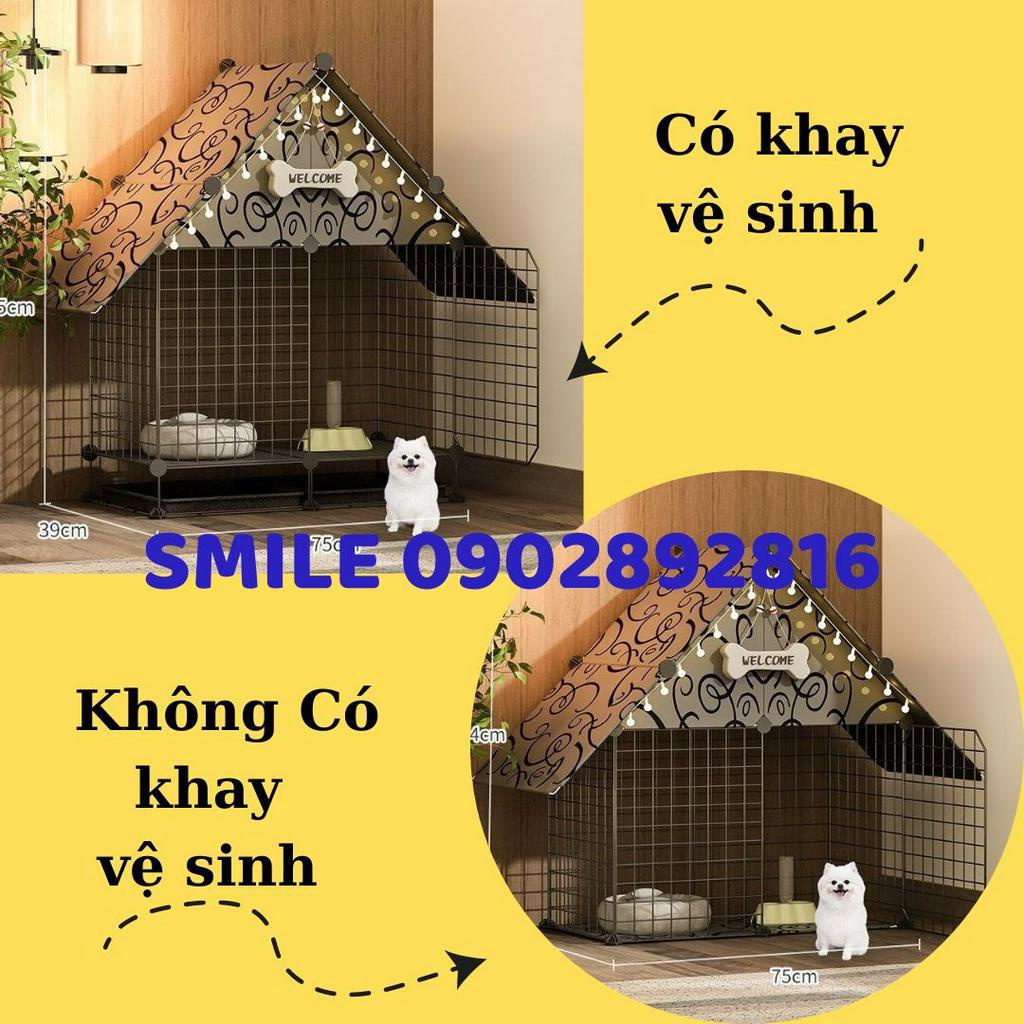 [MẪU MỚI]   COMBO CHUỒNG, LỒNG, NHÀ, Ổ LẮP GHÉP LƯỚI THÉP DÀNH CHO THÚ CƯNG CHÓ MÈO MÀU TRẮNG, ĐEN