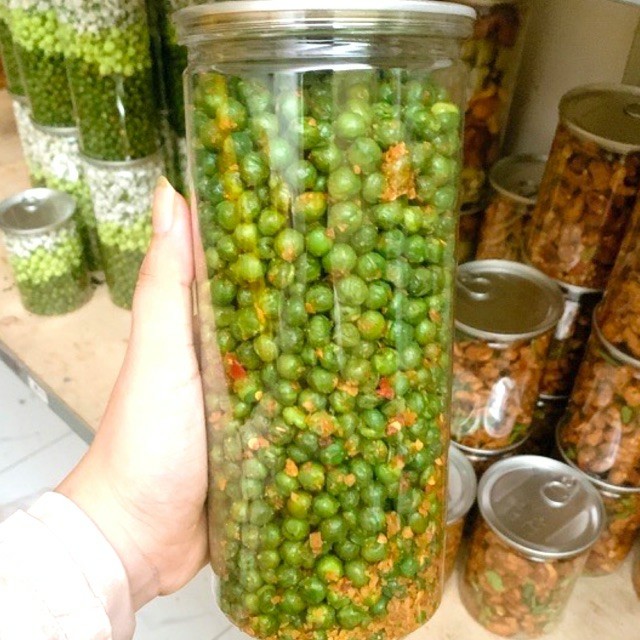hủ PET-250gr đậu hà lan tỏi ớt