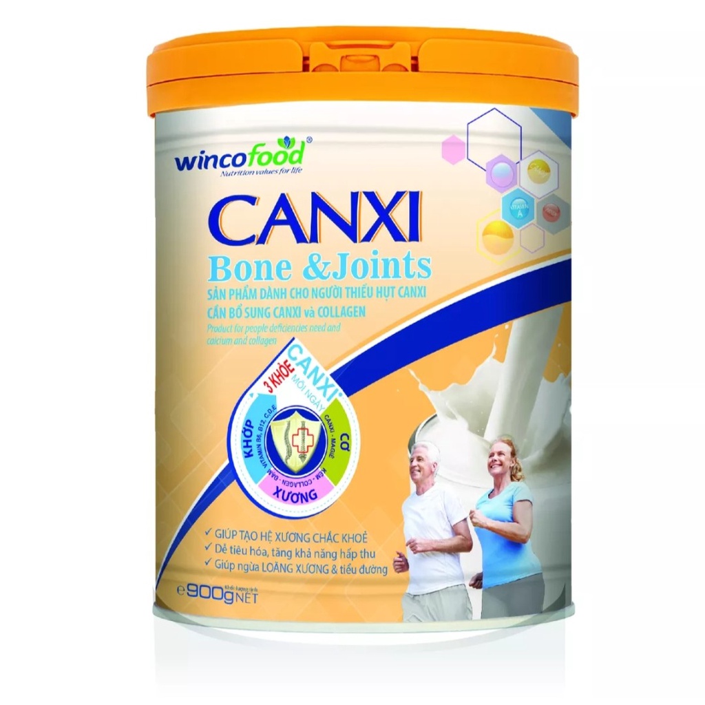 SỮA BỘT WINCOFOOD CANXI BONE &amp; JOINTS LON 900