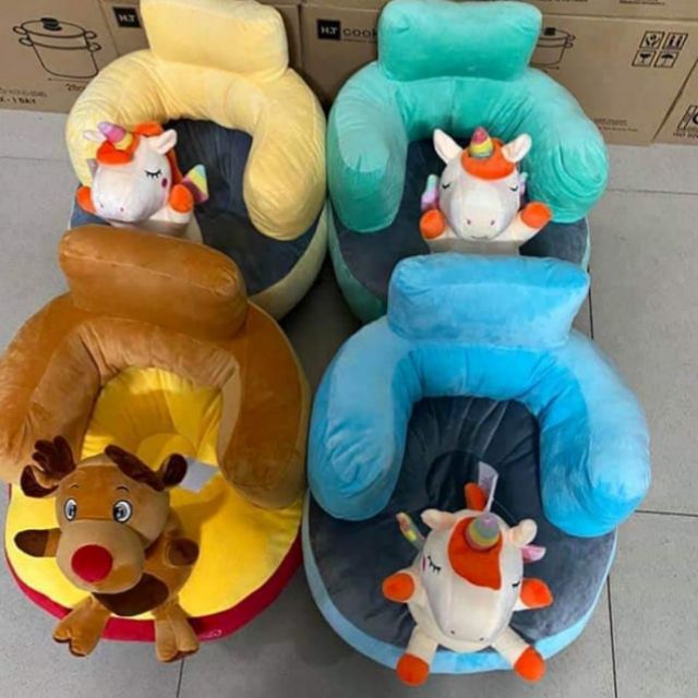 Ghế bông tập ngồi hàng khuyến mãi huggies cho bé