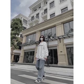 TRẮNG - Áo Sweater Essentials hàng cao cấp