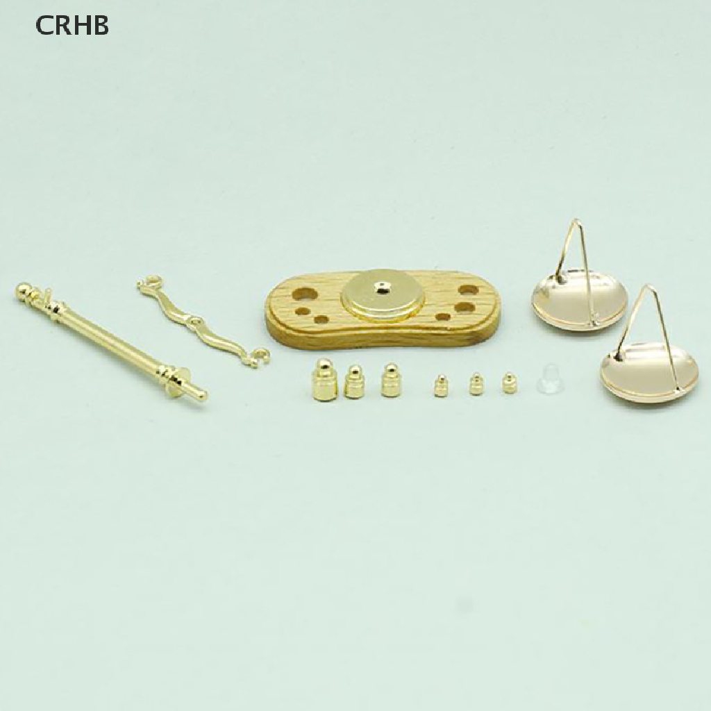 Mô Hình Cân Điện Tử Mini Trang Trí Nhà Búp Bê CRHB Tỉ Lệ 1 / 12 Mới