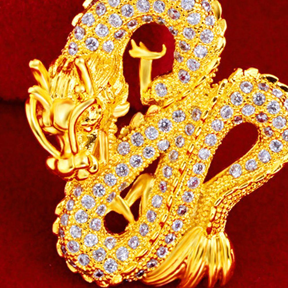 ♪Con đường♪ Vòng cổ Hình Rồng Phong Cách Hip Hop Cá Tính