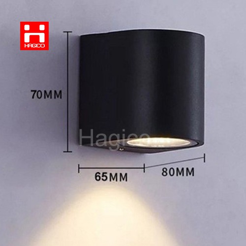 Đèn vách Led trang trí treo tường gắn tường ngoài trời VNT2220/1 ánh sáng vàng