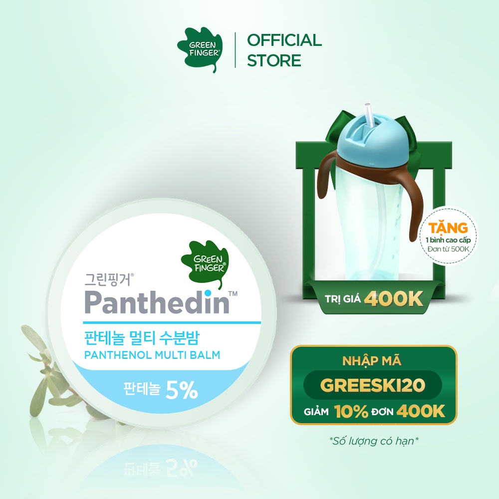 Sáp Dưỡng Đa Năng Cho Bé GREENFINGER PANTHEDIN PANTHENOL MULTI BALM  14g