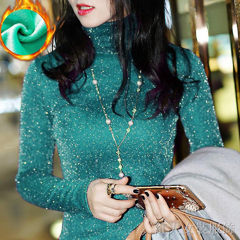 【Hàng Sẵn sàng】 - hàng tốt▲❐☜Áo kiểu cổ lọ lót nhung dày dặn thời trang thu đông cho nữ | BigBuy360 - bigbuy360.vn