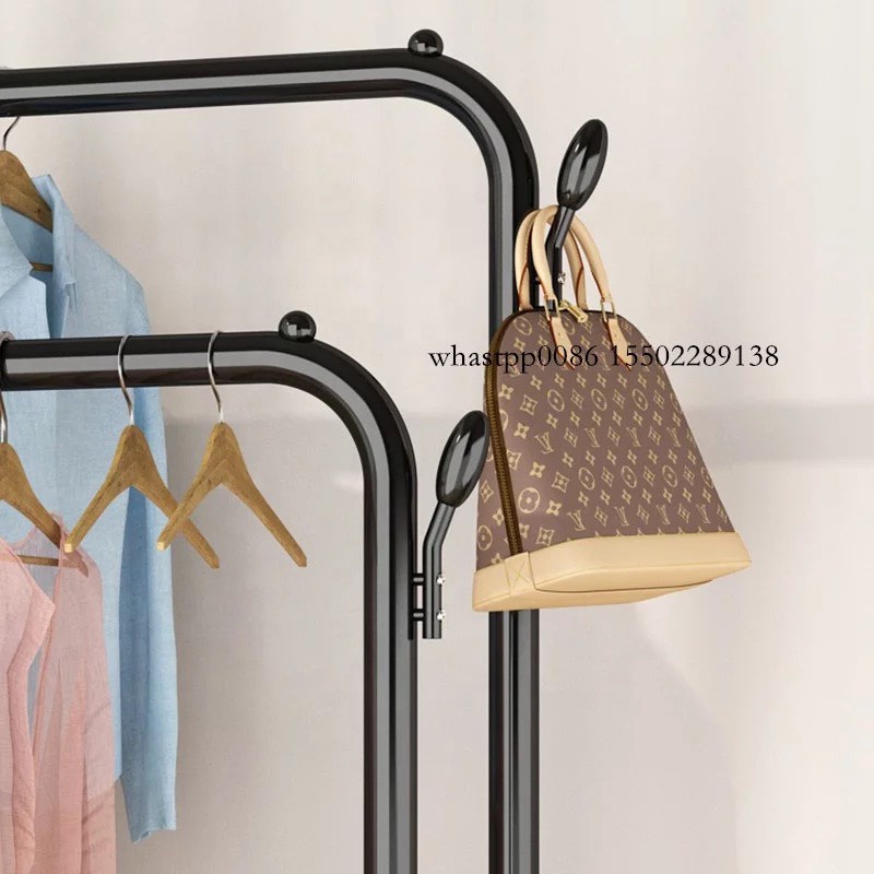 [Bánh Xe Tiện Lợi] Giá Treo Quần Áo Mẫu Mới 3 In 1 Treo Đồ Phòng Ngủ Gia Đình Di Chuyển Dễ Dàng