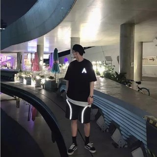Quần Short Kaki line Phản quang Unisex