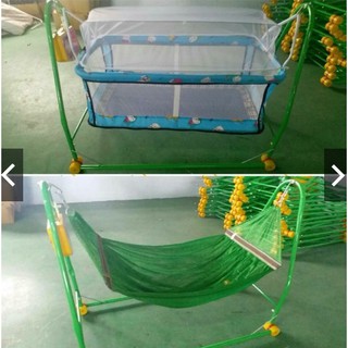[Freeship] Nôi điện đại vĩ (tặng 2 dây curoa, võng, màn chống muỗi)