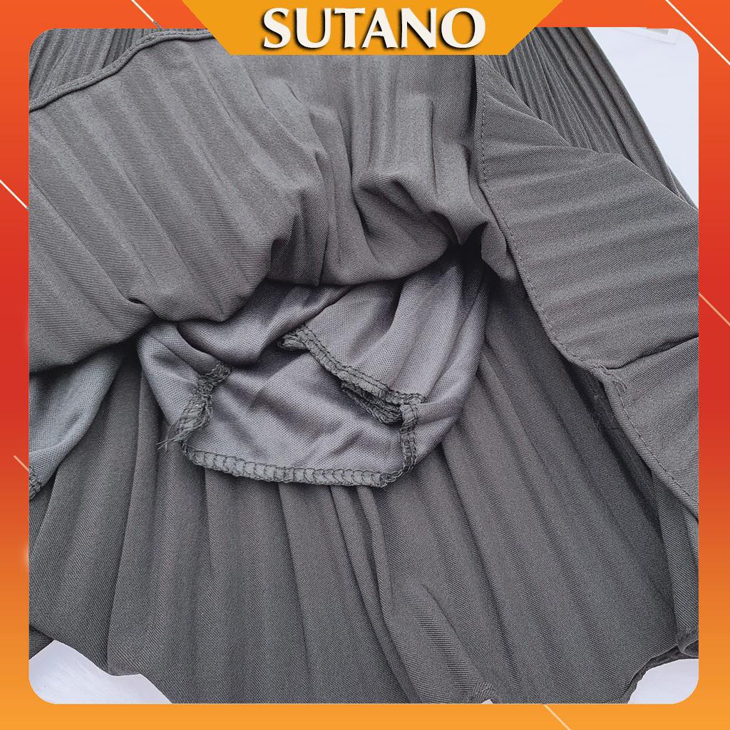 Chân váy ngắn dập ly đuôi cá dáng xòe free size | BigBuy360 - bigbuy360.vn