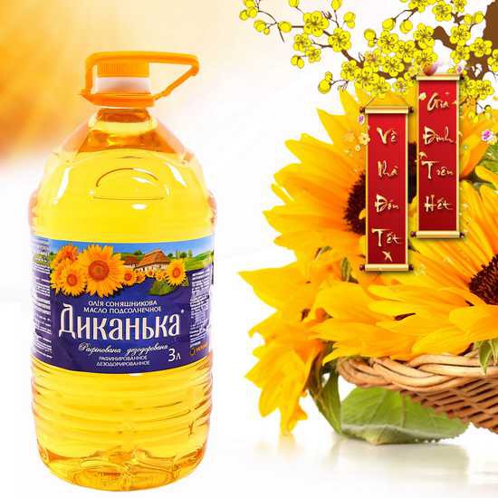 Dầu Ăn Hướng Dương DykanKa Ukraina 1 lít