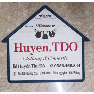 BẢNG GỖ TÊN SHOP [FREE SHIP-FREE THIẾT KẾ]