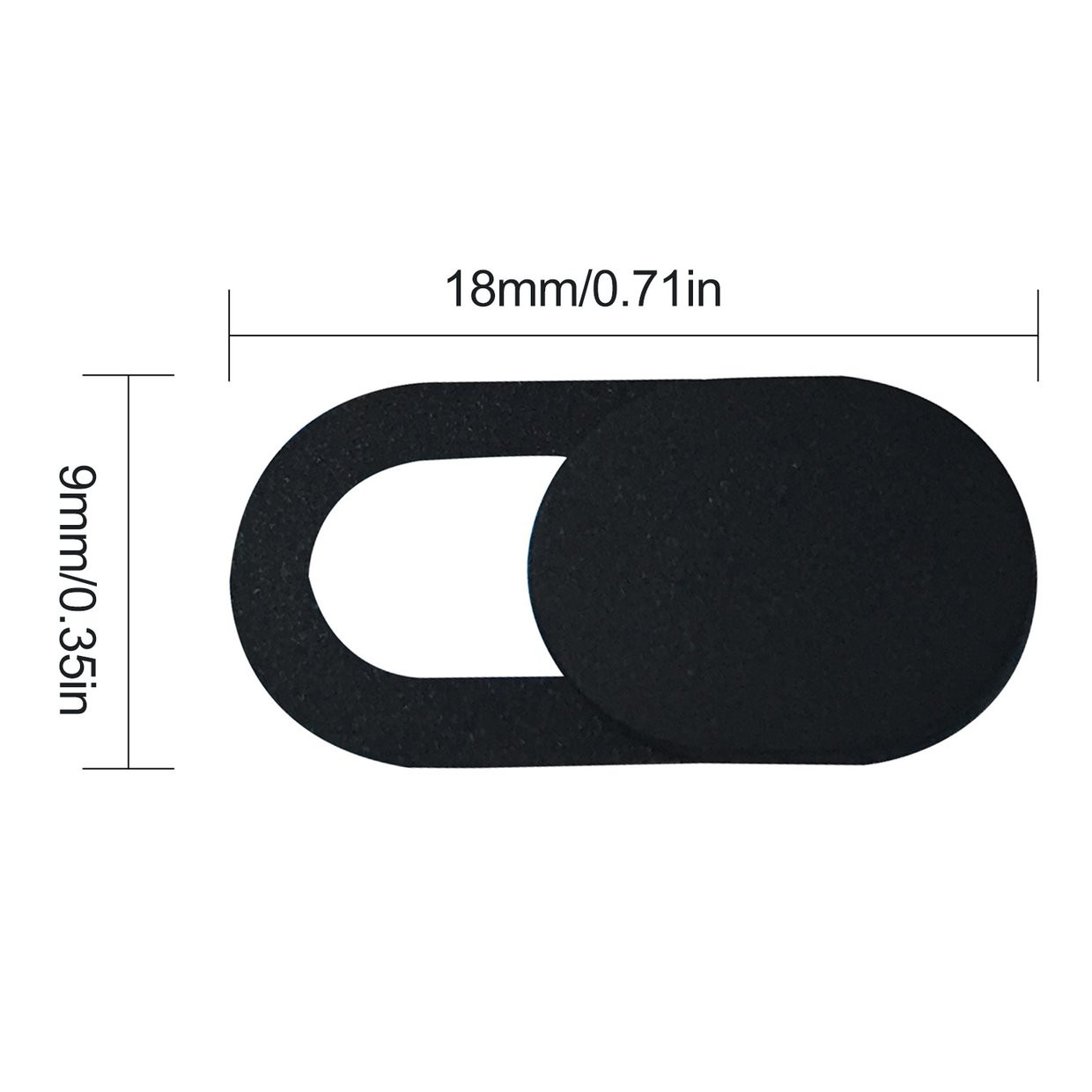 1 Miếng Kim Loại Che Webcam Mini Hình Oval | BigBuy360 - bigbuy360.vn