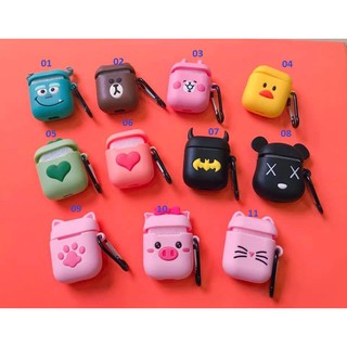 Case AIRPODS HÌNH THÚ CUTE ( VỪA TAI NGHE AIRPODS,I27,I27 PRO, I9, I11, I12..)
