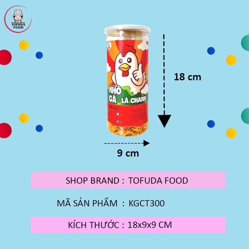 Khô gà lá chanh xé cay 300g gà khô thơm ngon rẻ TOFUDA KG300 | BigBuy360 - bigbuy360.vn