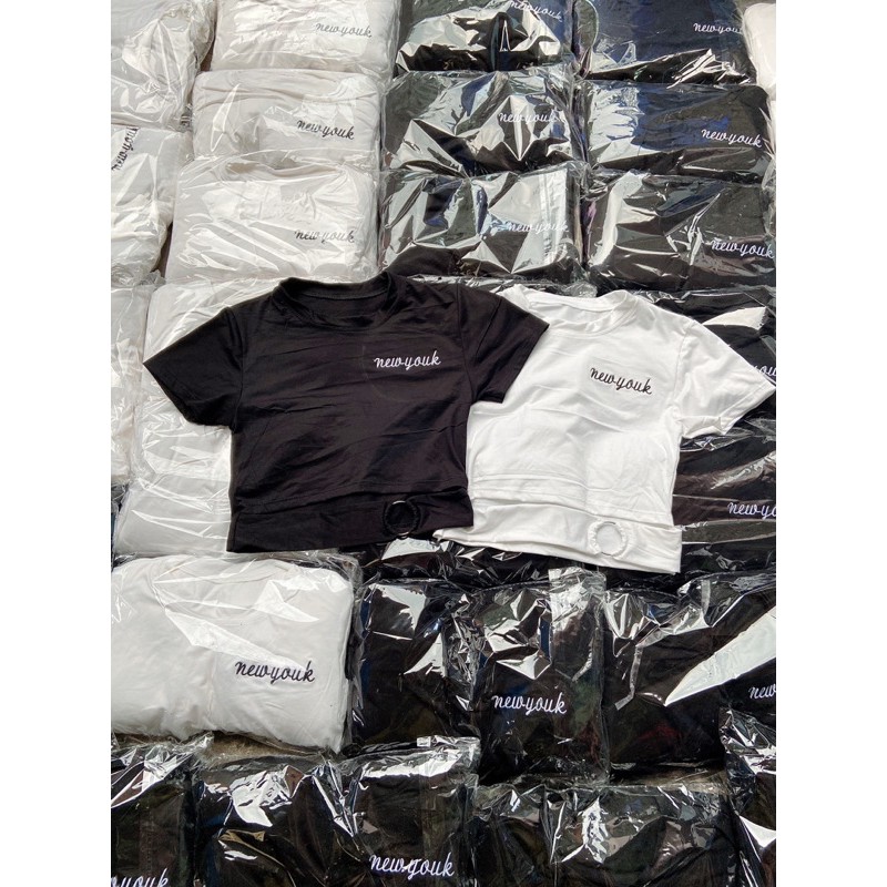 ÁO CROPTOP THÊU KHOEN