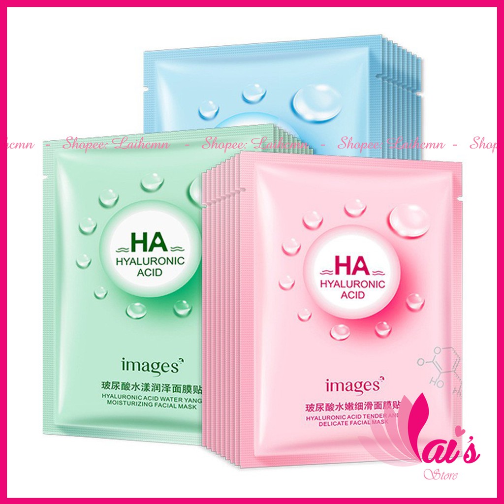Mặt Nạ HA images Trà, Tảo Nâu Dưỡng Trắng, Cấp Ẩm, Ngừa Mụn, Ngăn Lão Hóa, Dưỡng Da Nội Địa Trung