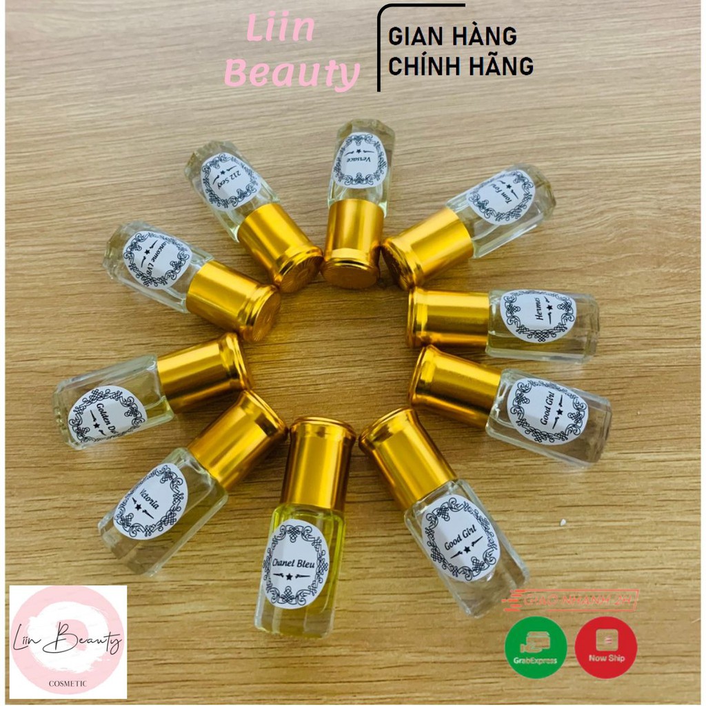 [CHÍNH HÃNG] Tinh dầu nước hoa Dubai thiết kế chai lăn mini dùng thử 3ml dành cho nữ - Tinh dầu Bestore