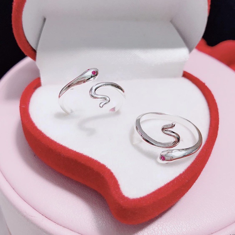 Nhẫn Rắn Bạc S925 Ý - tặng kèm hộp đựng