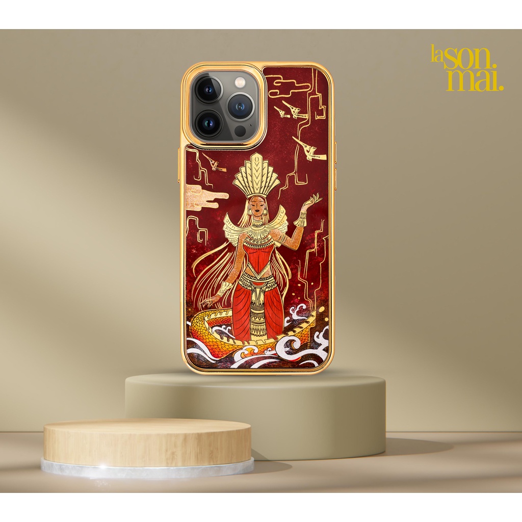 Ốp điện thoại cho iPhone 13 Pro / 13 Pro Max mẫu Âu Cơ thương hiệu La Sonmai