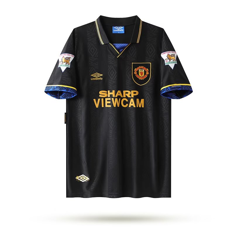 Áo Bóng Đá Ngắn Tay Phong Cách retro Manchester United 93-95