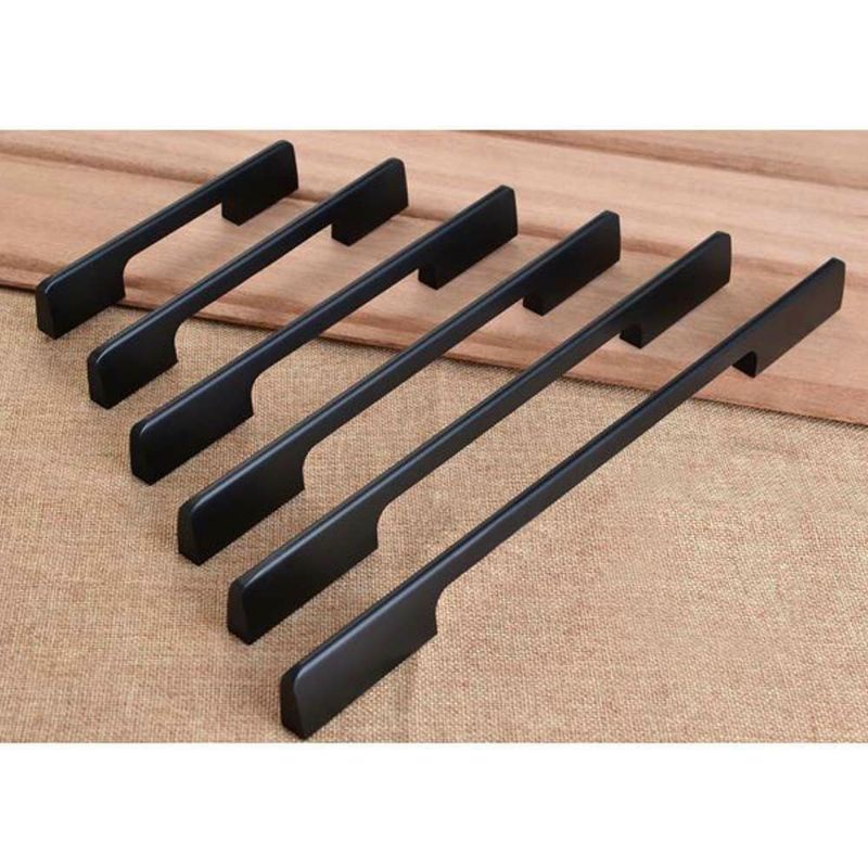 tay cầm, tay nắm cửa, tủ, ngăn kéo, màu đen cực sang trọng