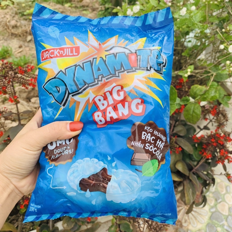 Kẹo Dynamite Big Bang gói 330g (vị Bạc Hà/Socola)