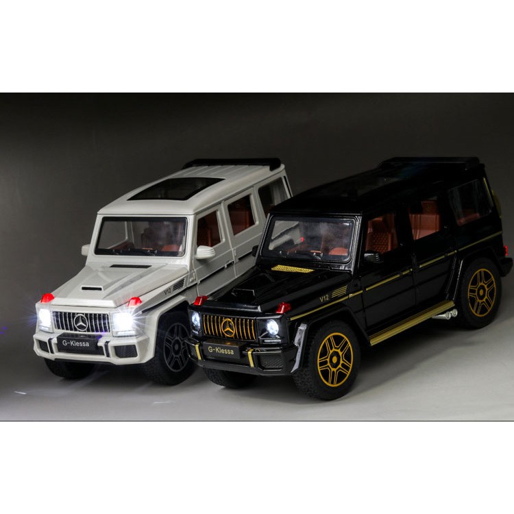 MÔ HÌNH XE Ô TÔ Mercedes Benz AMG G63 tuyệt đẹp | tỷ lệ 1:24 màu Trắng