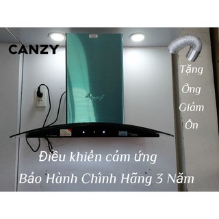 Máy khử mùi cảm ứng kính cong cao cấp canzy cz 70/90bds