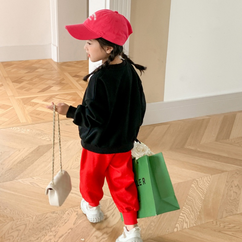Áo Sweater Dáng Rộng In Hoạt Hình Kiểu Hàn Quốc Thời Trang Mùa Thu Cho Bé Gái