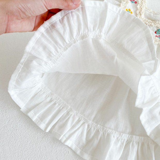Đầm Công Chúa Không Tay Chất Liệu Cotton Thêu Họa Tiết Phong Cách Hàn Quốc Thời Trang Mùa Hè Hàng Mới Dành Cho Bé Gái 2022