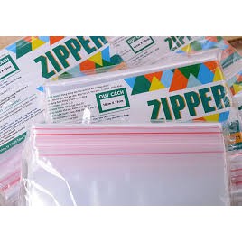 [Chất lượng] 50 Túi Ziplock viền đỏ (có nguồn gốc rõ ràng)