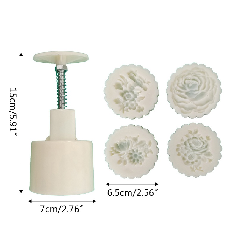 Khuôn Nhựa Làm Bánh Trung Thu 100g